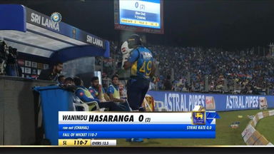 IND vs SL 2020, 3rd T20I: Wanindu Hasaranga Wicket