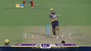 M46: RCB vs KKR – Chris Lynn Six