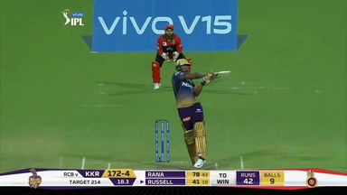 M35: KKR vs RCB – Andre Russell Six