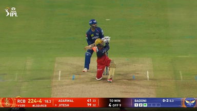 IPL 2025 M70: LSG vs RCB - Jitesh Sharma Six