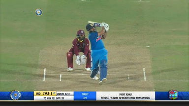 IND vs WI 2018, 1st ODI: Rohit Sharma Six