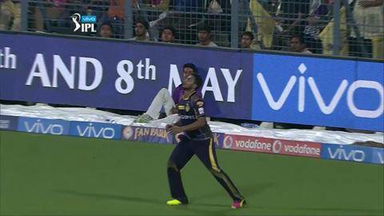 M32: KKR vs KXIP – Manan Vohra Wicket