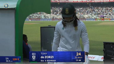 IND vs SA 2025, 1st Test: Tony De Zorzi Wicket