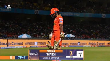 Wicket: Match 5, Gujarat Giants vs Mumbai Indians, WPL 2025: Simran Shaikh Wicket