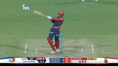 M45: DD vs RCB – Abhishek Sharma Six