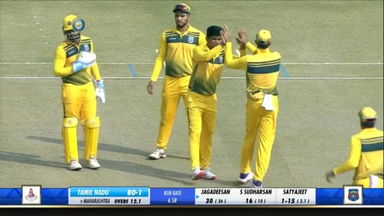 Syed Mushtaq Ali Trophy 2021-22, TAMIL NADU vs MAHARASHTRA : Fall of wickets