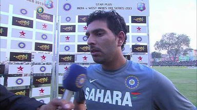 Ind v WI, 2013, 3rd ODI: Yuvraj Singh's interview