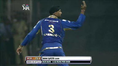 M2: RCB vs MI – Dan Christian Wicket