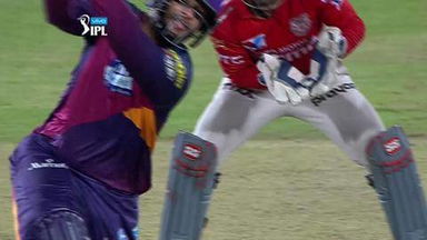 M53: RPS vs KXIP – Saurabh Tiwary Wicket