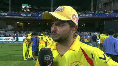 CLT20 2014 M23: KKR vs CSK  –   Interview – Suresh Raina
