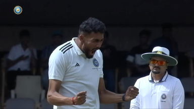 DULEEP TROPHY  FINAL 2023-24: Super Seven: Kaverappa roars with brilliant seven-wicket haul