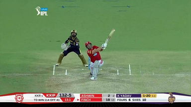 M44: KXIP vs KKR – Aaron Finch Six