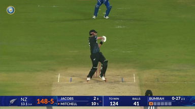 IND vs NZ 2026, 5th T20I: Daryl Mitchell Six