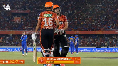 IPL 2025 M41: SRH vs MI - Abhinav Manohar Wicket
