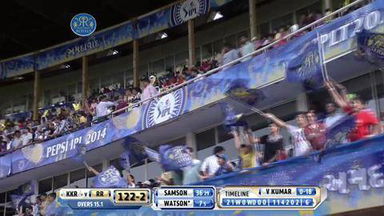 M25: RR vs KKR–  Shane Watson Six