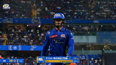 IPL 2025 M21: MI vs RCB - Ryan Rickelton Wicket