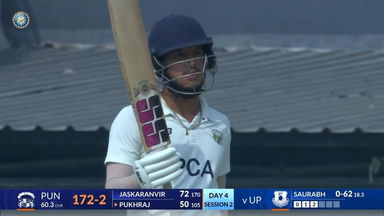 Ranji Trophy 2024/25, Punjab vs Uttar Pradesh: In-form Pukhraj Mann's composed 91(176)