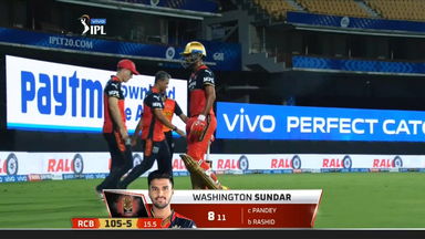 M05: SRH vs RCB  –Washington Sundar Wicket