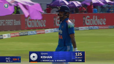 IND vs AFG 2026, 2nd ODI: Ishan Kishan Wicket