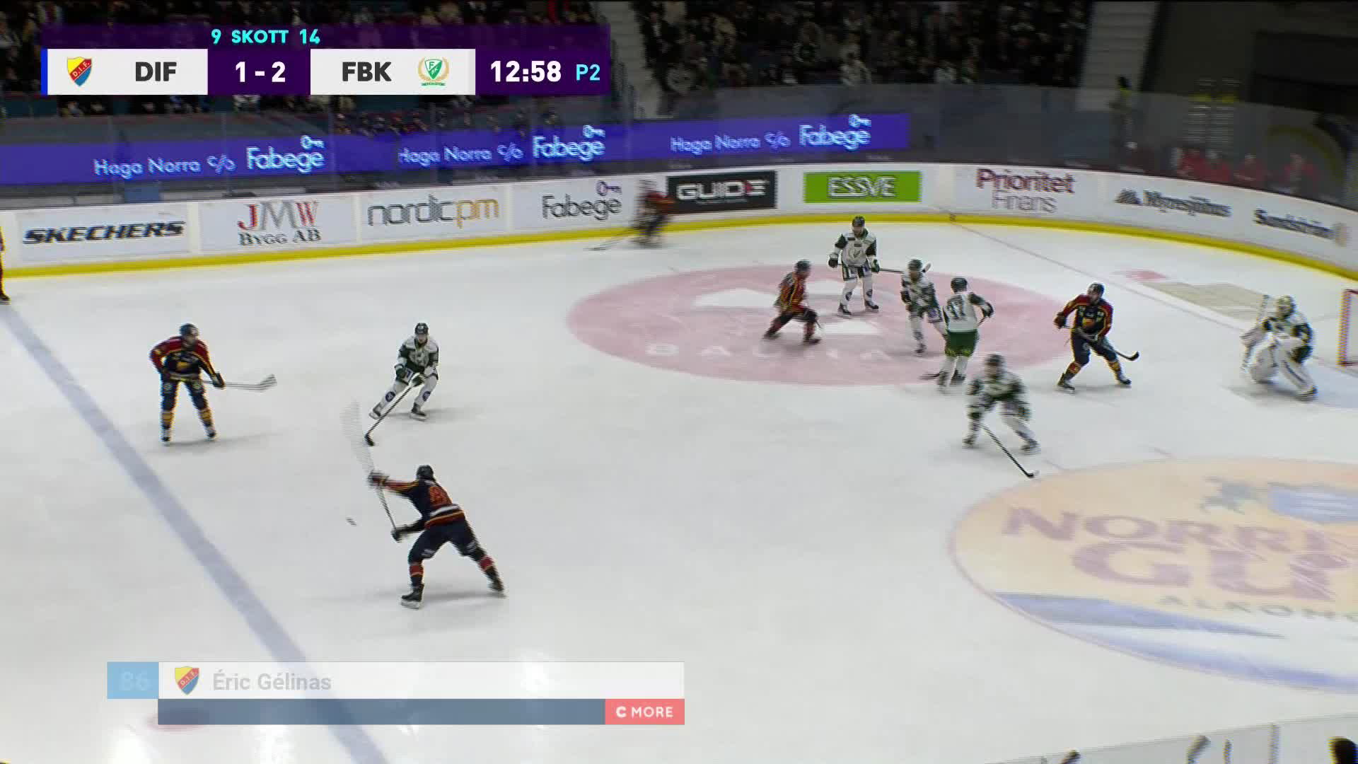 Djurgården Hockey - Färjestad BK 2-2