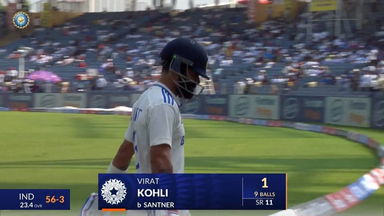 IND vs NZ 2024, 2nd Test: Virat Kohli Wicket