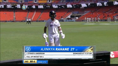 IND vs ENG 2021, 4th Test, Day 2: Ajinkya Rahane Wicket
