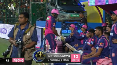 M32: RCB vs RR –  Ravichandran Ashwin  Wicket