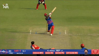 IPL 2026 M35: DC vs PBKS - KL Rahul Six