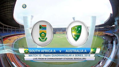 South Africa A vs Australia A - Match highlights