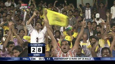 M3: CSK vs TTN –  Suresh Raina Six
