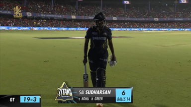M52: RCB vs GT – Sai Sudharsan Wicket