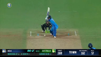 IND-W vs AUS-W 2022, 2ND T20I: Harmanpreet Kaur Six