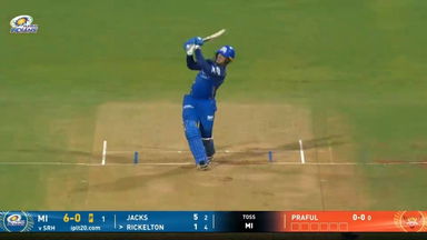IPL 2026 M41: MI vs SRH - Ryan Rickelton Six