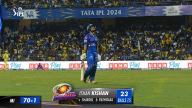 M29: MI vs CSK – Ishan Kishan Wicket