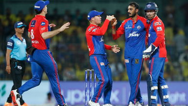 Super Start! Axar Patel strikes off his first ball to remove Conway