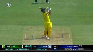 IND vs AUS 2023, 1ST ODI: Mitchell Marsh Six