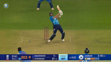 IND vs ENG 2025, 3rd ODI: Gus Atkinson Six