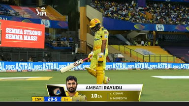 M59: CSK vs MI – Ambati Rayudu Wicket