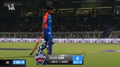 M47: KKR vs DC – Rasikh Dar Wicket