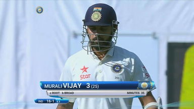 IND vs ENG 2016 - 2nd Test, day 3 : Murali Vijay Wicket