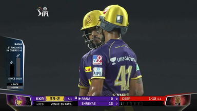M06: RCB vs KKR – Nitish Rana Six