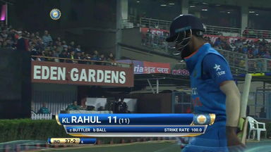 IND vs ENG 2017, 3rd ODI : Lokesh Rahul Wicket
