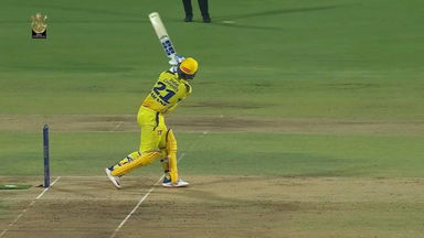 M24: RCB vs CSK –  Ajinkya Rahane Six