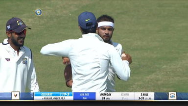 Ranji Trophy 2019-20: Gujarat vs Punjab - Fall of wickets, Gujarat 1st Innings