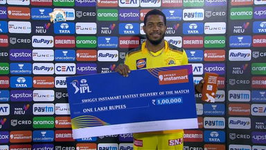M11: CSK vs PBKS – Swiggy Instamart fastest Delivery of the Match  – Chris Jordan