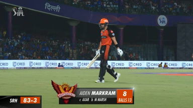 M40: DC vs SRH –  Aiden Markram  Wicket