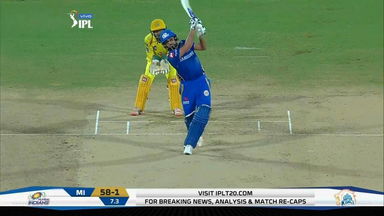 M44: CSK vs MI – Rohit Sharma Six
