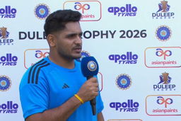Duleep Trophy 2026 QF2, NZ vs WZ: Tushar Deshpande Interview