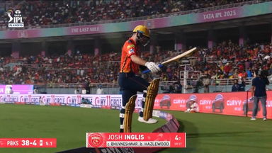 IPL 2025 Q1: PBKS vs RCB - Josh Inglis Wicket