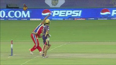 M60: KKR vs RCB – Manvinder Bisla Wicket